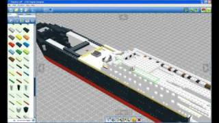 LEGO Titanic (Lego digital designer)