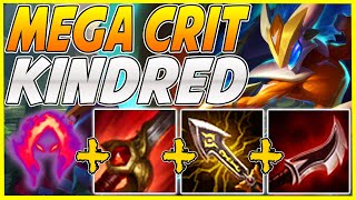 MEGA CRIT KINDRED DOES HOW MUCH DAMAGE?! S10 DARK HARVEST KINDRED GAMEPLAY! - LEAGUE OF LEGENDS