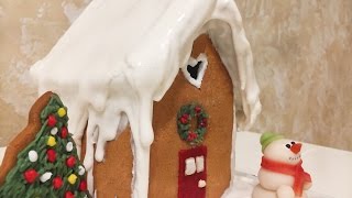 Пряничный домик - новогодняя выпечка на Новый год 2018