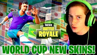 NEW WORLD CUP SKINS EPIC GAMEPLAY! (Lots Of Nice Kills)
