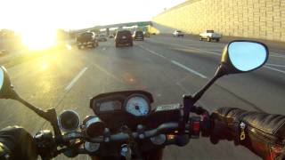 yamaha fz8 lane ride and some lane splitting GOPR0