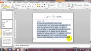 PowerPoint 2010 (Trabajar con Texto)