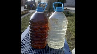 Осветление топлива темного печного без кислоты лабораторный стенде УВР / Stove fuel lighting
