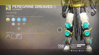 Destiny 2 Peregrine Greaves Exotic Leg Armor - last minute drop