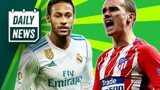 TRANSFER NEWS: Griezmann to leave Atletico Madrid, Bonucci to United + CRAZY Neymar transfer price