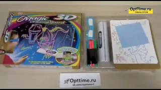3D доска для рисования Magic Drawing Board. Видео обзор