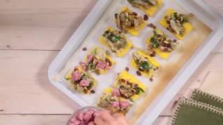 Bruschette di polenta con cotechino