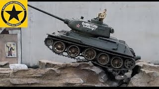 RC ADVENTURE Tank on Metal Chains! T-34 #3 Climb Test