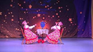 Веселый танец "Кумушки" ансамбль "Карагод"