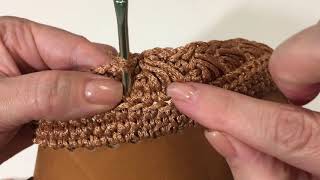 Вязаная сумка из шнура | Узоры крючком | Crochet bag