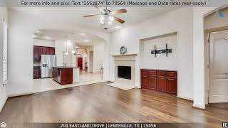 Priced at $399,999 - 204 Eastland Drive, Lewisville, TX 75056
