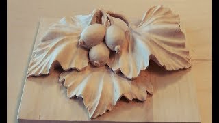 Резьба по дереву. Декоративная ветка - ИТОГ/Woodcarving. Decorative branch - TOTAL
