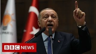 Erdogan vows to complete offensive in Syria - BBC News