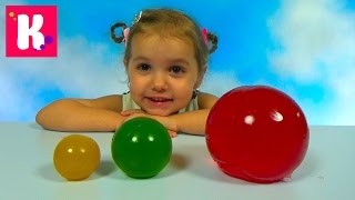 DIY Желейные прыгучие шары из фруктового желе