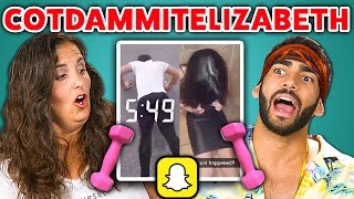 Adults React to Cot Dammit Elizabeth (Snapchat Compilation)