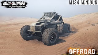 Spintires: MudRunner - M134 MINIGUN Post-apocalyptic Combat Vehicle