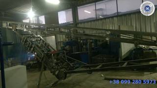 Ленточный конвейер с автоматической регулировкой высоты подъема