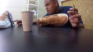 Custom Nike Air More Uptempo "Vachetta Tan" + Time Lapse