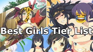 Senran Kagura Girls Tier List - 25K Subs Thank You Video!