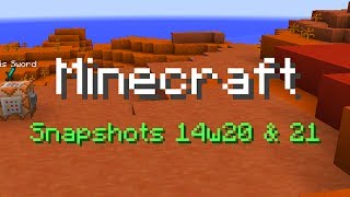 Minecraft: Title Text, Magic Carpets, and More! (Snapshots 14w20 & 21)