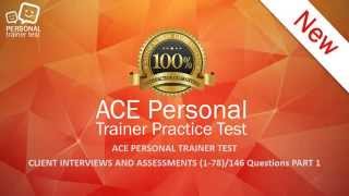 ACE personal trainer test client interviews and assessments flash cards PART 1
