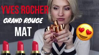 Свотч-видео: все оттенки YVES ROCHER GRANG ROUGE MAT