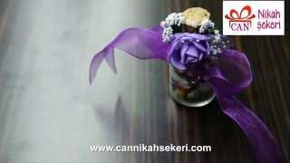 Cam Şişe Nikah Şekeri Yapımı