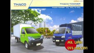 Bán xe tải 5 tạ 6 tạ 7 tạ Thaco Towner Trường Hải động cơ Suzuki, Towner 750kg và Towner 950kg
