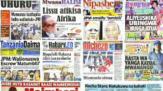 Udondozi wa Magazeti Leo Jumatatu 24/7/2017