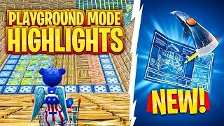 THE BEST *PLAYGROUND MODE* HIGHLIGHTS!! (Fortnite Battle Royale - Cizzorz Highlights #42)