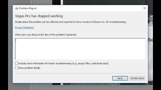 Sony Vegas 11/12/13 przestaje działać PORADNIK (Unmanaget Exception 0xc0000005)
