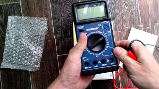 Цифровой мультиметр DT890B+. Digital multimeter DT890B+