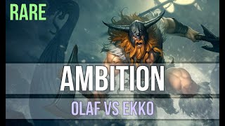 Ambition as Olaf vs Ekko - s9 JUNGLE Ranked Gameplay