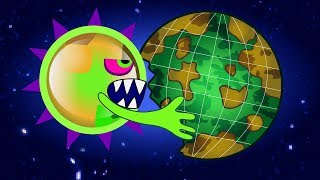 ЭТО КОНЕЦ! ХИЩНАЯ СЛИЗЬ съедает Нашу Планету и СОЛНЦЕ Последняя серия ИГРЫ Mutant Blobs Attack