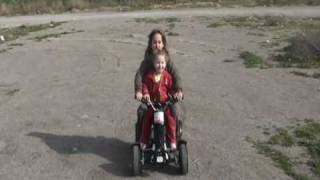 Φαίη 7 years old Mini atv 49cc 2