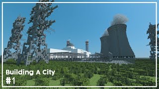 Building A City #1 // Nuclear Power Plant // Minecraft Timelapse