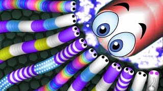 Slither.io DESTROYING BIGGEST SNAKES / BEST MOMENTS
