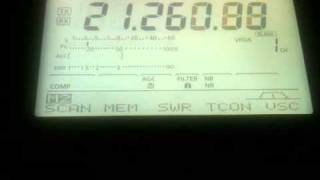 ICOM IC-7410 playing!