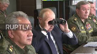 Russia: Putin attends "Zapad-2021" military exercises in Nizhny Novgorod region
