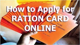 How to Apply for Ration Card Online?