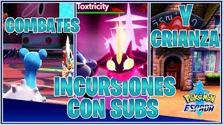 *INCURSIONES CON SUBS*, CRIANZA Y COMBATES ONLINE *EN DIRECTO* | *POKÉMON ESPADA Y ESCUDO*