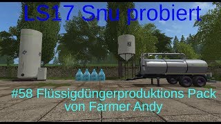 LS17 | Snu probiert | #58 Flüssigdünger Produktionspack von  Farmer Andy / LS-Modcompany