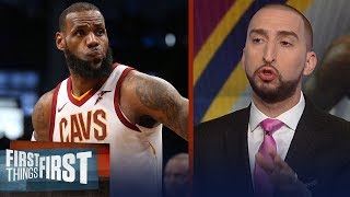 Nick Wright on how LeBron's Cavs can defeat Lowry's Raptors in Game 1 | NBA | FIRST THINGS FIRST