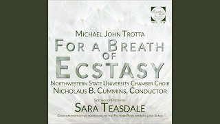 For a Breath of Ecstasy: V. Spend All You Have on Loveliness