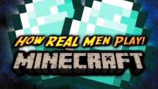 Minecraft: How REAL Men Find DIAMONDS! (Old World Record)