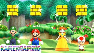 Mario Party 9 MiniGames - Mario vs Luigi vs Daisy vs Toad Gameplay