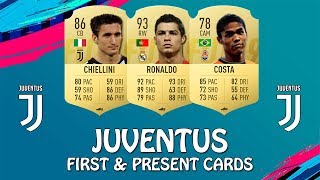 FIFA 19 | JUVENTUS FC FIRST & PAST CARDS | w/ Ronaldo, Chiellini & Douglas Costa