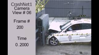 Mercedes Benz E350 | 2010 | Frontal Crash Test | NHTSA | CrashNet1