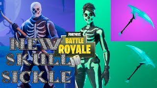 NEW FORTNITE SKULL SICKLE PICKAXE SHOWCASE