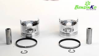Поршневой комплект 178F 78мм Benzinko